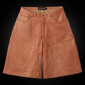 GV Gallery Mojave Relaxed Fit Leather Shorts